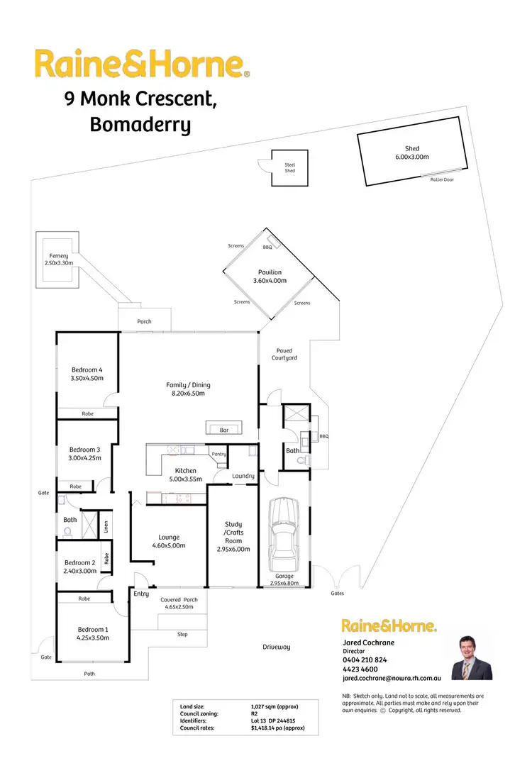 Floorplan of Homely house listing, 9 Monk Crescent, Bomaderry NSW 2541