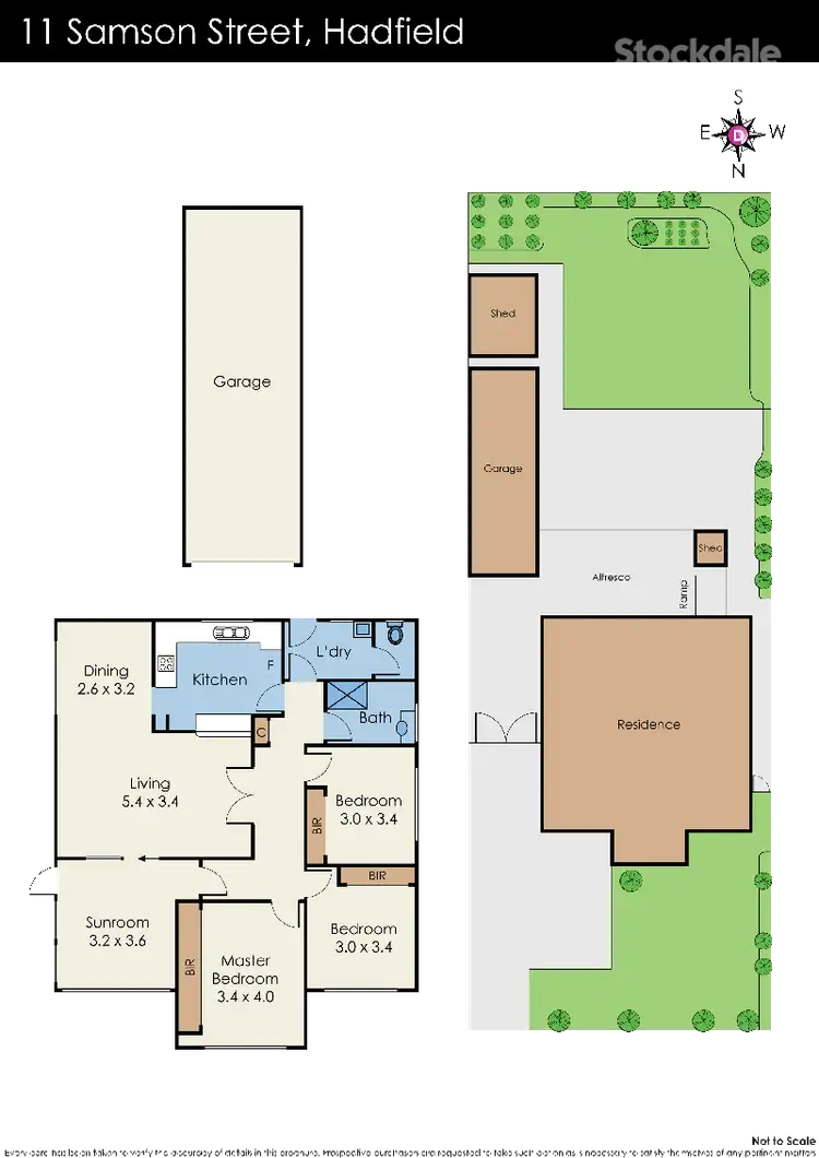 Floorplan of Homely house listing, 11 Samson Street, Hadfield VIC 3046
