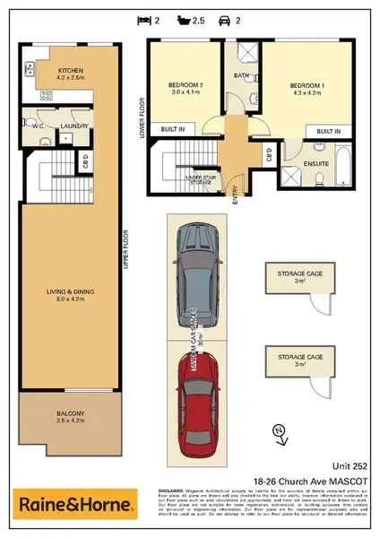 Floorplan of Homely unit listing, 252/18-26 Church Avenue, Mascot NSW 2020