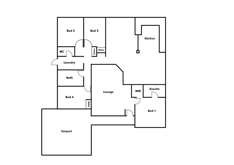Floorplan of Homely house listing, 8 Clover Place, Bibra Lake WA 6163