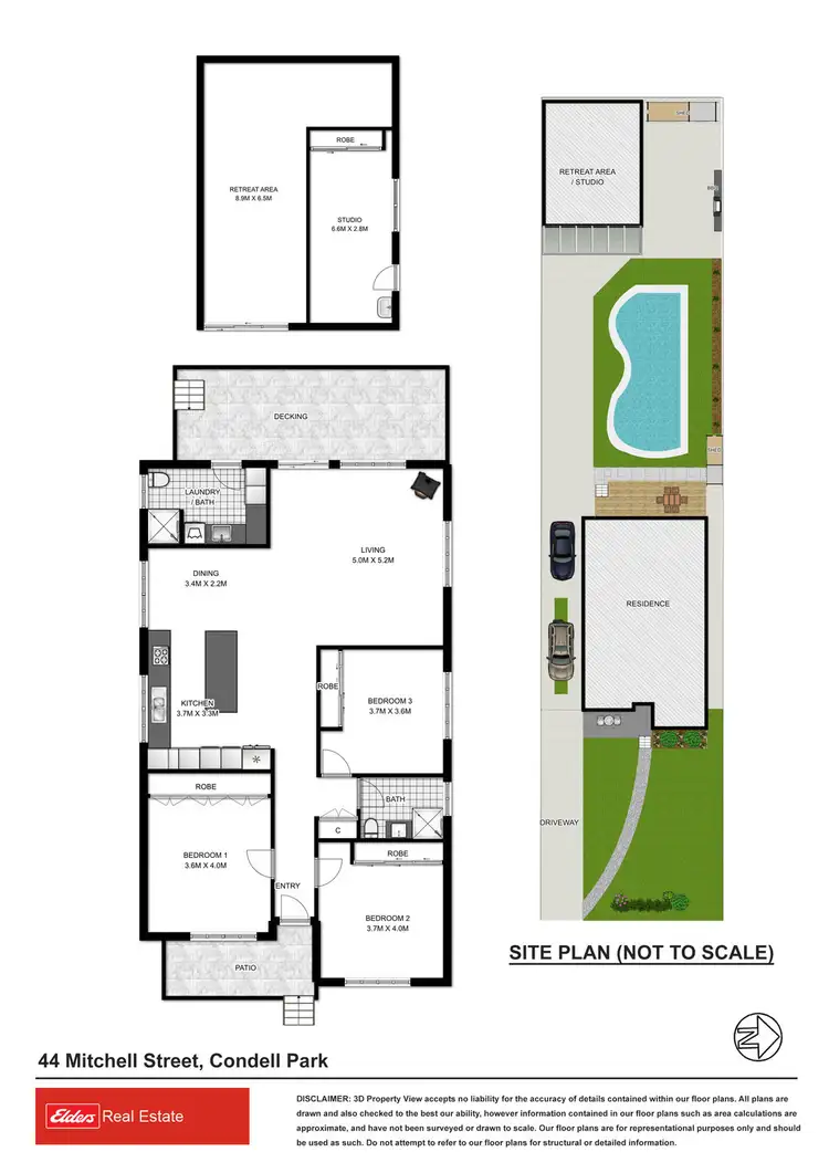 Floorplan of Homely house listing, 44 Mitchell Street, Condell Park NSW 2200