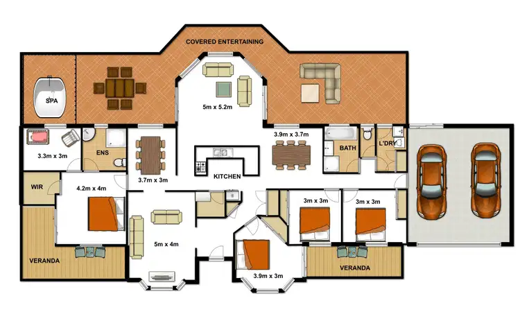Floorplan of Homely house listing, 85-87 Horseshoe Crescent, New Beith QLD 4124