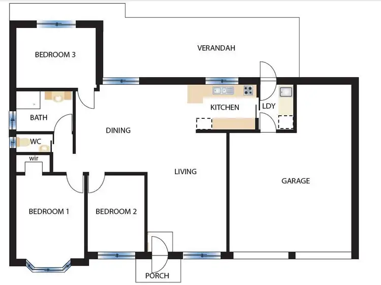 Floorplan of Homely house listing, Unit 39 / 27 Marine Avenue, Port Lincoln SA 5606