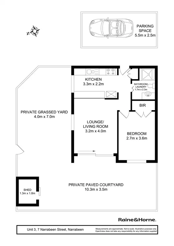 Floorplan of Homely unit listing, 3/7 Narrabeen Street, Narrabeen NSW 2101