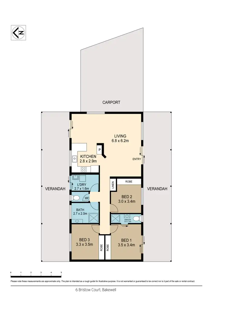 Floorplan of Homely house listing, 6 Bristow Court, Bakewell NT 832