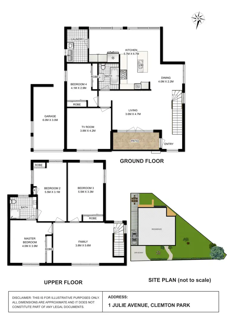 Floorplan of Homely house listing, 1 Julie Avenue, Clemton Park NSW 2206