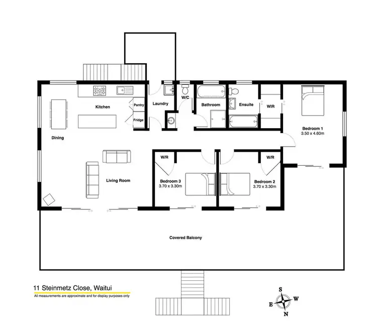 Floorplan of Homely rural property listing, 11 Steinmetz Close, Waitui NSW 2443