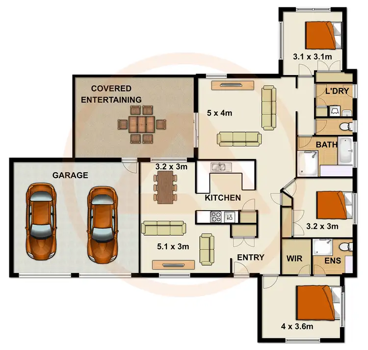 Floorplan of Homely house listing, 12 Tokay Close, Heritage Park QLD 4118