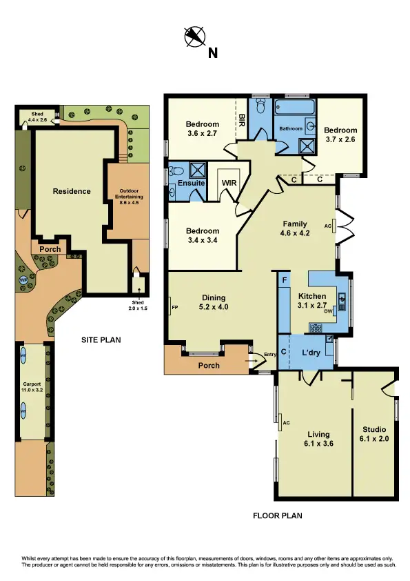 Floorplan of Homely house listing, 83 Power St, Williamstown VIC 3016