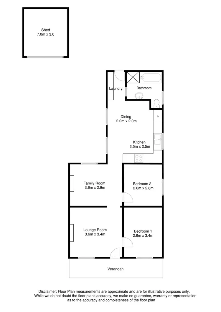 Floorplan of Homely house listing, 40 Wehl Street South, Mount Gambier SA 5290