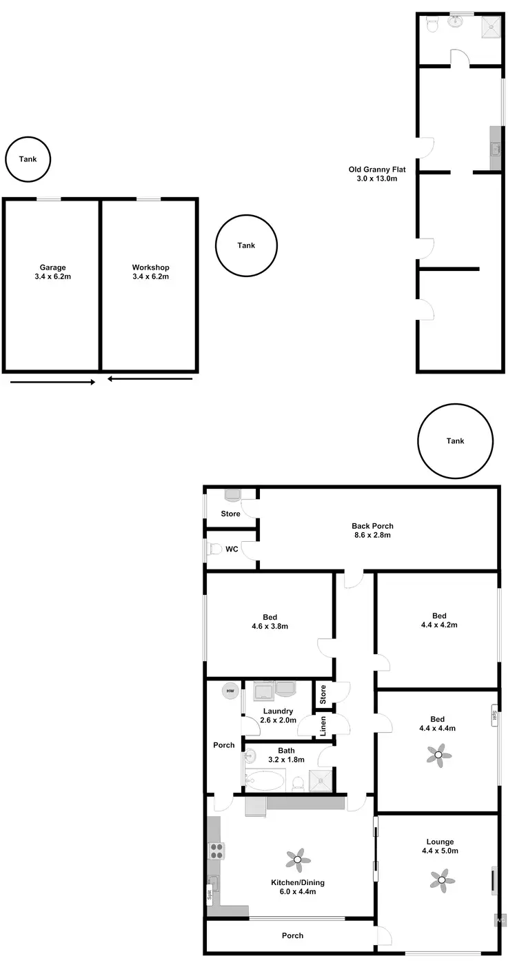 Floorplan of Homely house listing, 45 Alfred Terrace, Streaky Bay SA 5680