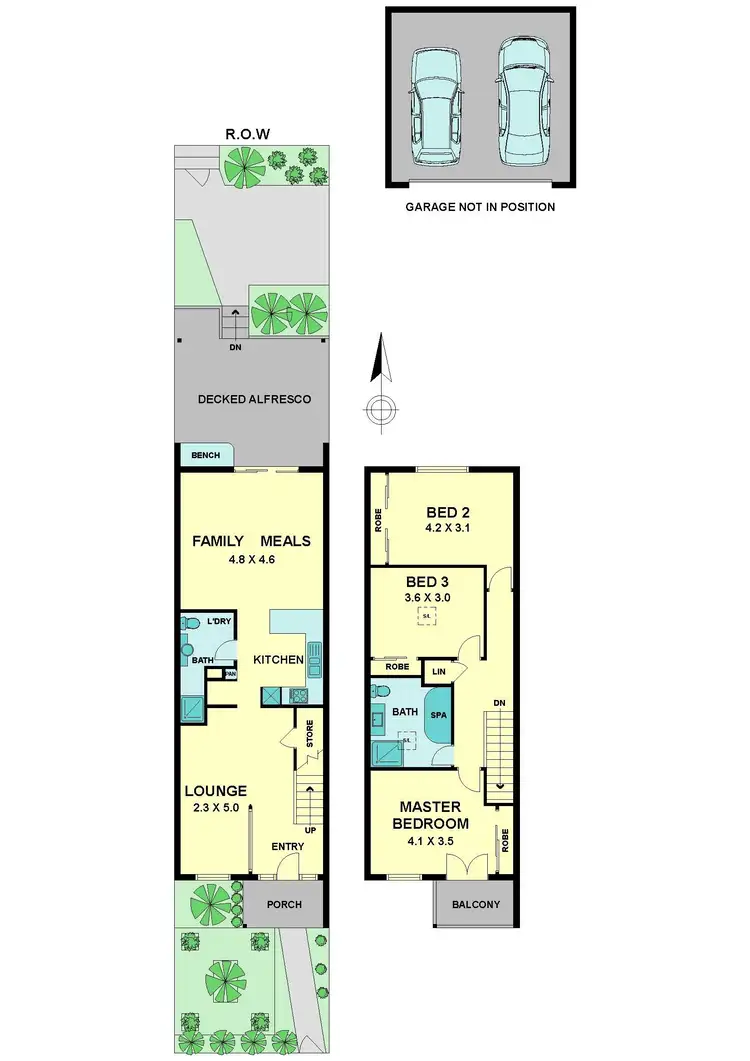Floorplan of Homely townhouse listing, 3/150 Buckley Street, Essendon VIC 3040