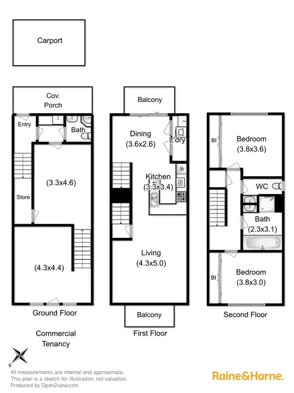 Floorplan of Homely apartment listing, 32 Collins Street, Hobart TAS 7000