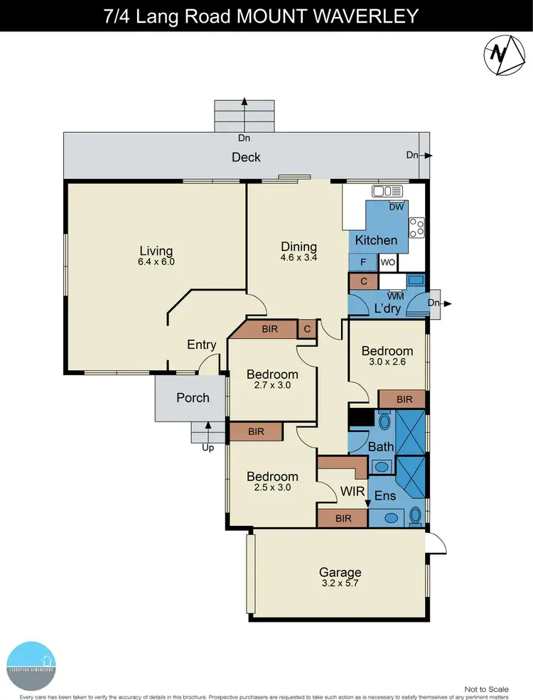 Floorplan of Homely unit listing, 7/4 Lang Road, Mount Waverley VIC 3149