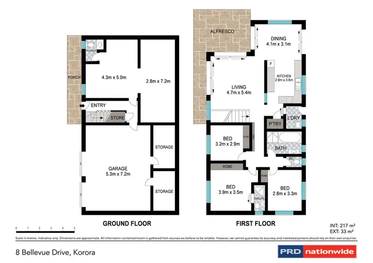 Floorplan of Homely house listing, 8 Bellevue Drive, Korora NSW 2450