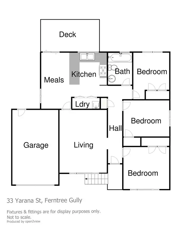 Floorplan of Homely house listing, 33 Yarana Street, Ferntree Gully VIC 3156
