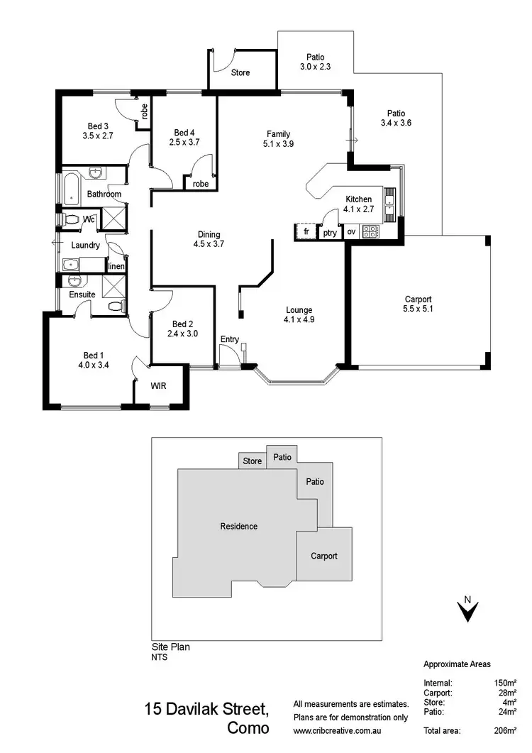 Floorplan of Homely house listing, 15 Davilak Street, Como WA 6152