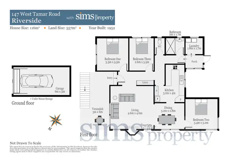 Floorplan of Homely house listing, 147 West Tamar Road, Riverside TAS 7250