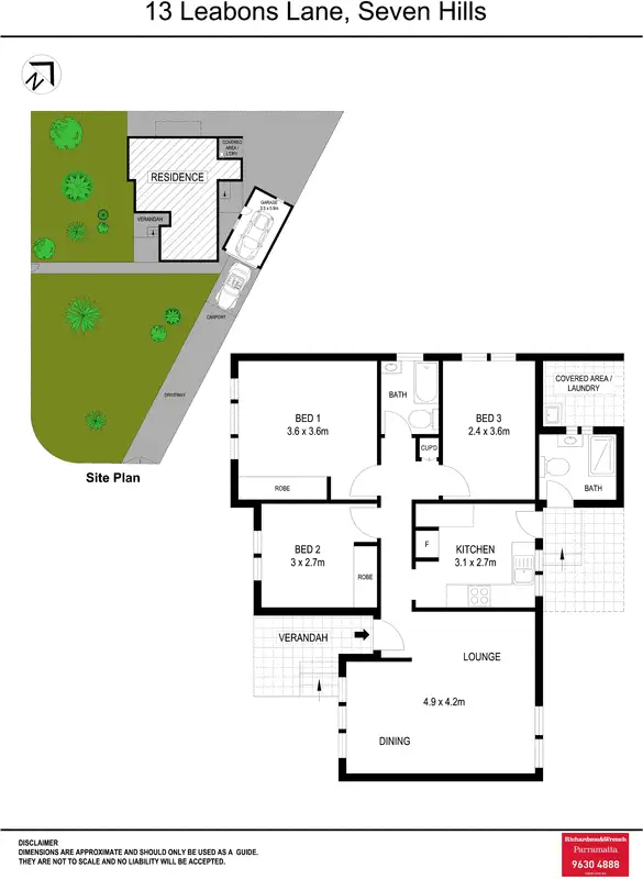 Floorplan of Homely house listing, 13 Leabons Lane, Seven Hills NSW 2147