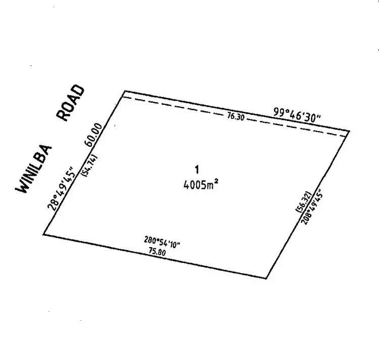 Floorplan of Homely land listing, 47 Winilba Road, Sunbury VIC 3429
