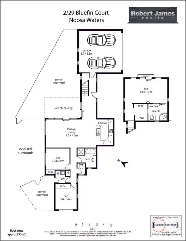 Floorplan of Homely unit listing, 2/29 Bluefin Court, Noosa Waters QLD 4566