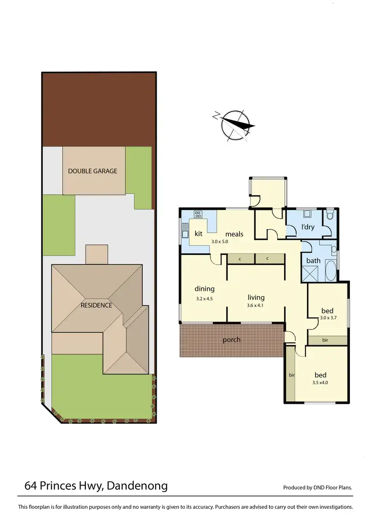 Floorplan of Homely house listing, 64 Princes Highway, Dandenong VIC 3175