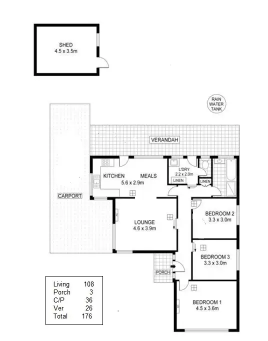 Floorplan of Homely house listing, 40 HARVEY AVE, Salisbury SA 5108