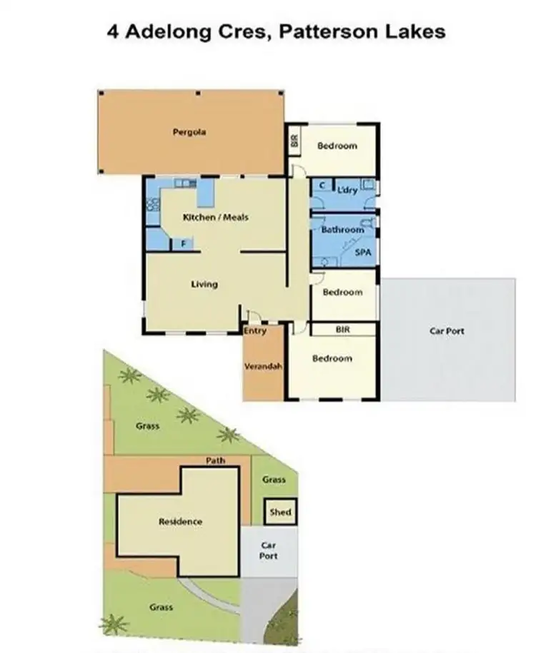 Floorplan of Homely house listing, 4 Adelong Court, Patterson Lakes VIC 3197