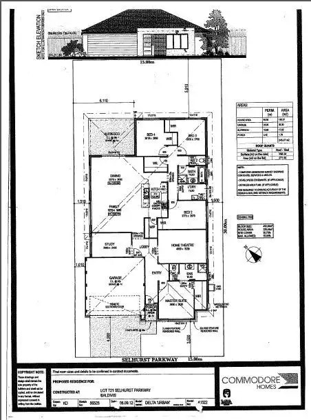 Floorplan of Homely house listing, 22 Selhurst Parkway, Baldivis WA 6171
