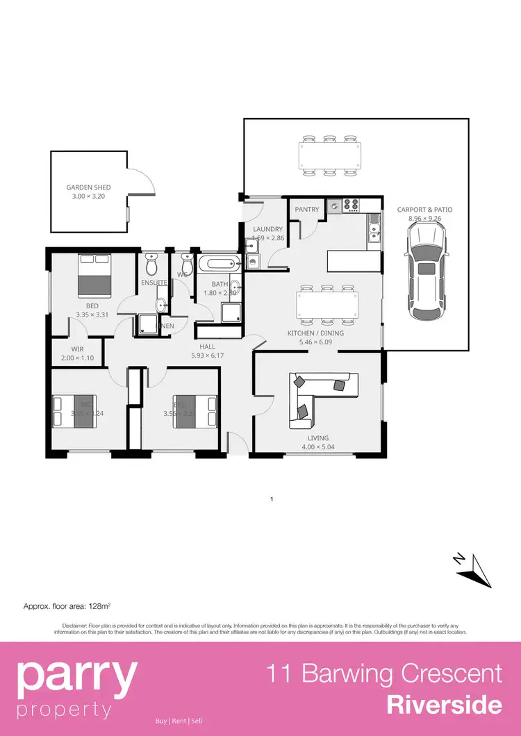 Floorplan of Homely house listing, 11 Barwing Crescent, Riverside TAS 7250