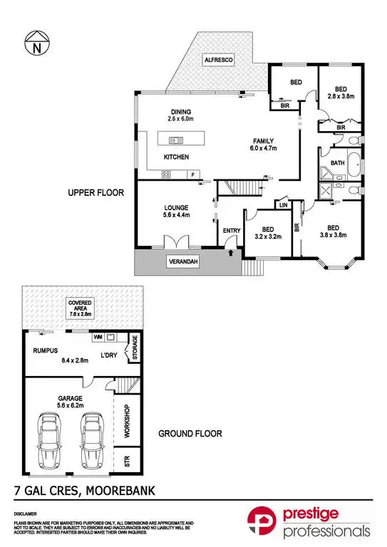 Floorplan of Homely house listing, 7 Gal Crescent, Moorebank NSW 2170