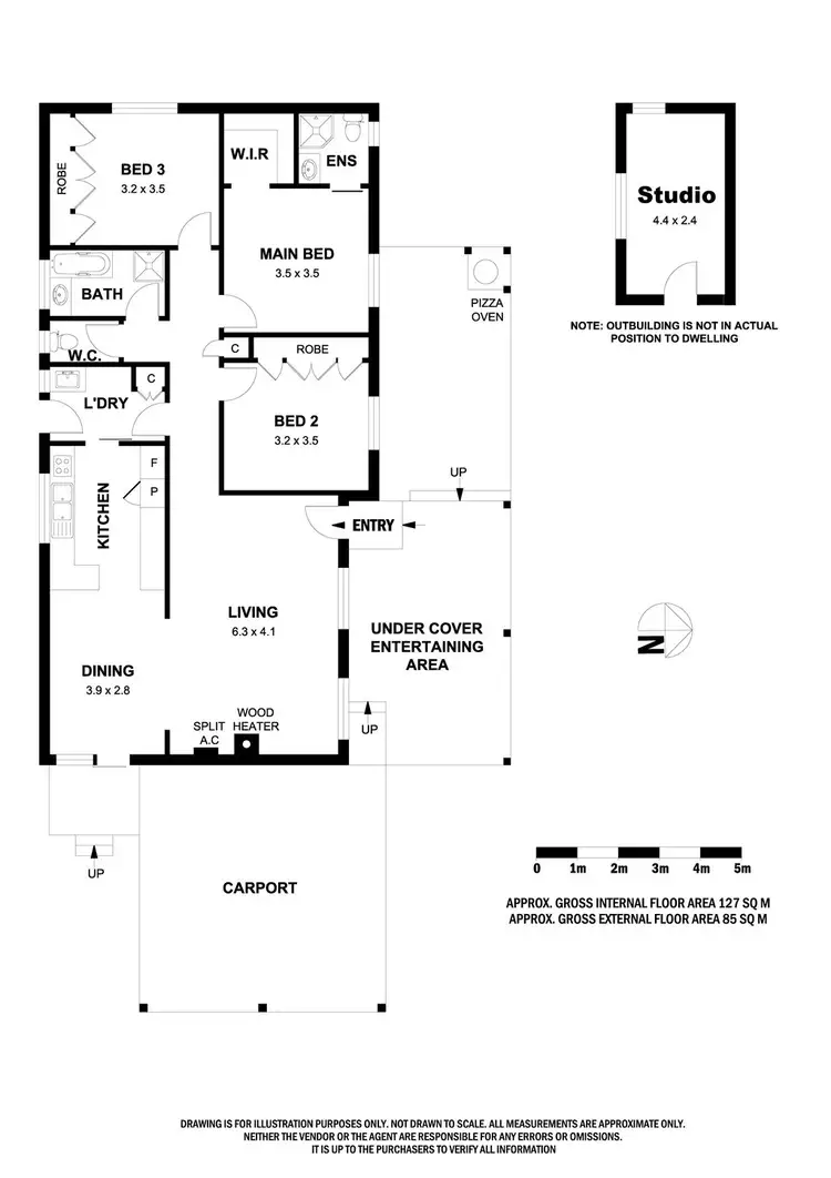 Floorplan of Homely house listing, 6 Thom Street, New Gisborne VIC 3438