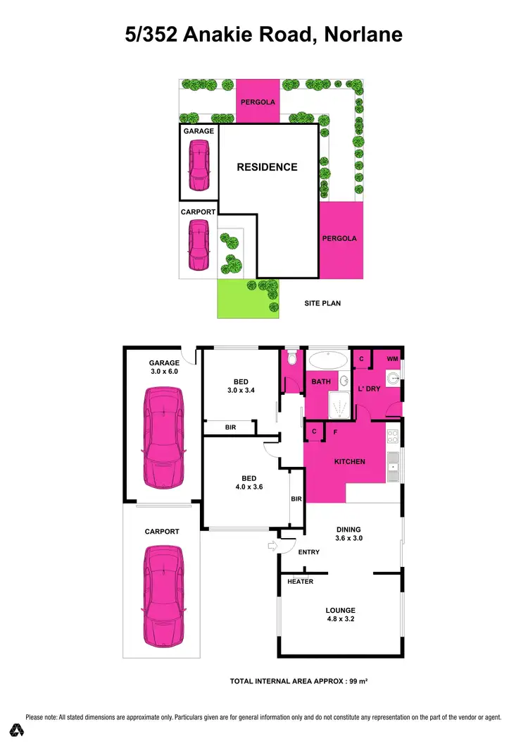 Floorplan of Homely unit listing, 5/352 Anakie Road, Norlane VIC 3214