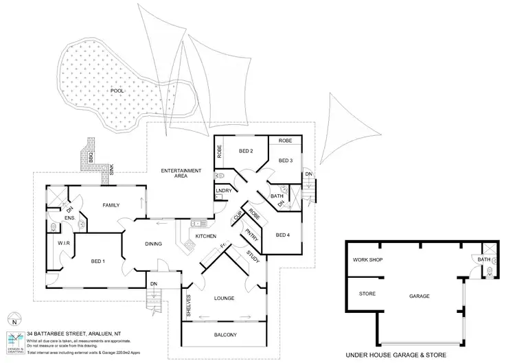 Floorplan of Homely house listing, 34 Battarbee Street, Araluen NT 870