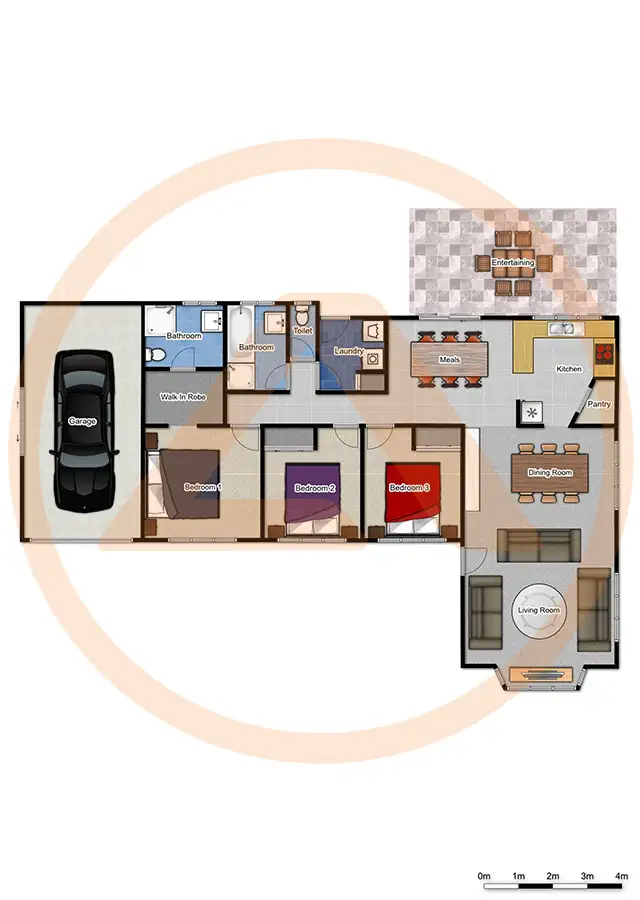 Floorplan of Homely house listing, 70 Katunga Cct, Ormeau QLD 4208