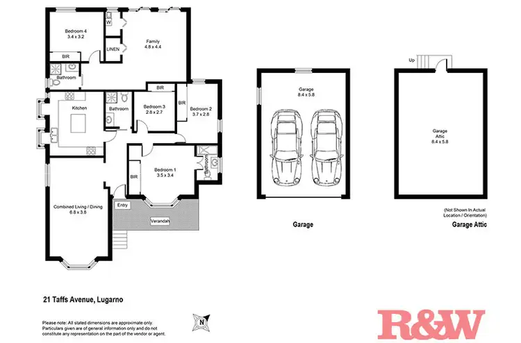 Floorplan of Homely house listing, 21 Taffs Avenue, Lugarno NSW 2210