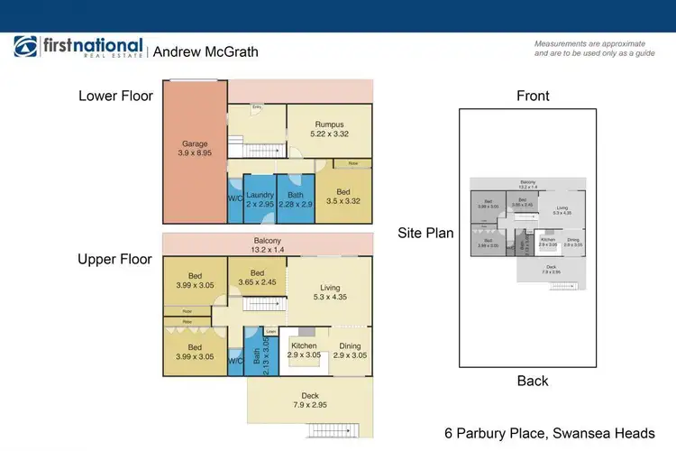 Floorplan of Homely house listing, 6 Parbury Place, Swansea Heads NSW 2281
