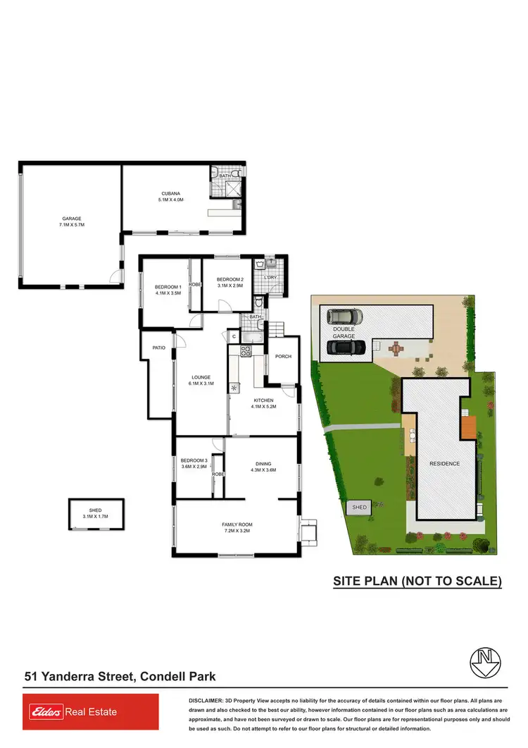 Floorplan of Homely house listing, 51 Yanderra Street, Condell Park NSW 2200