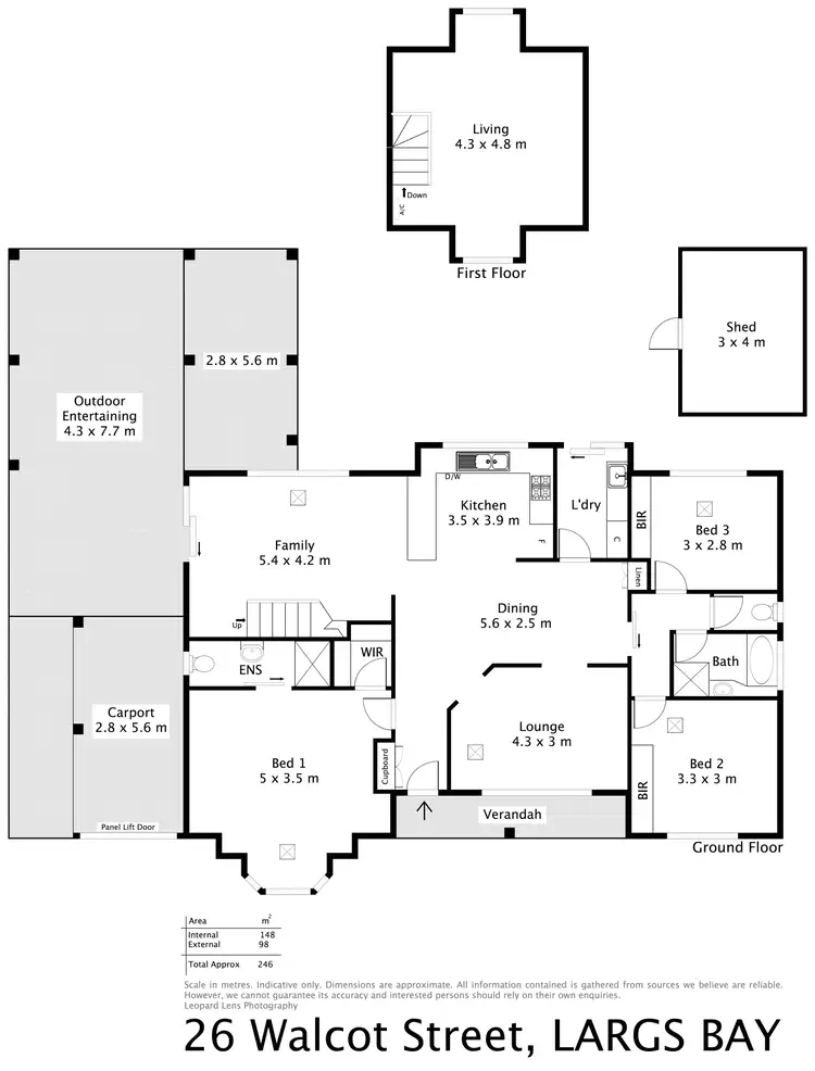 Floorplan of Homely house listing, 26 Walcot Street, Largs Bay SA 5016