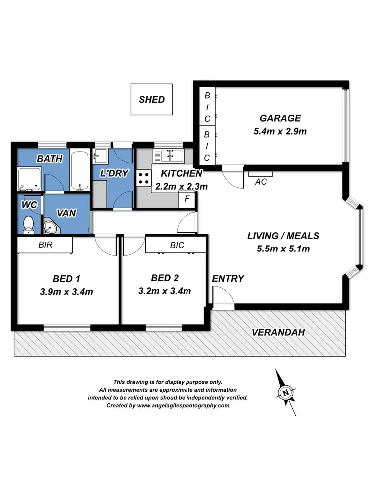 Floorplan of Homely house listing, 1/11 Acraman Street, Victor Harbor SA 5211