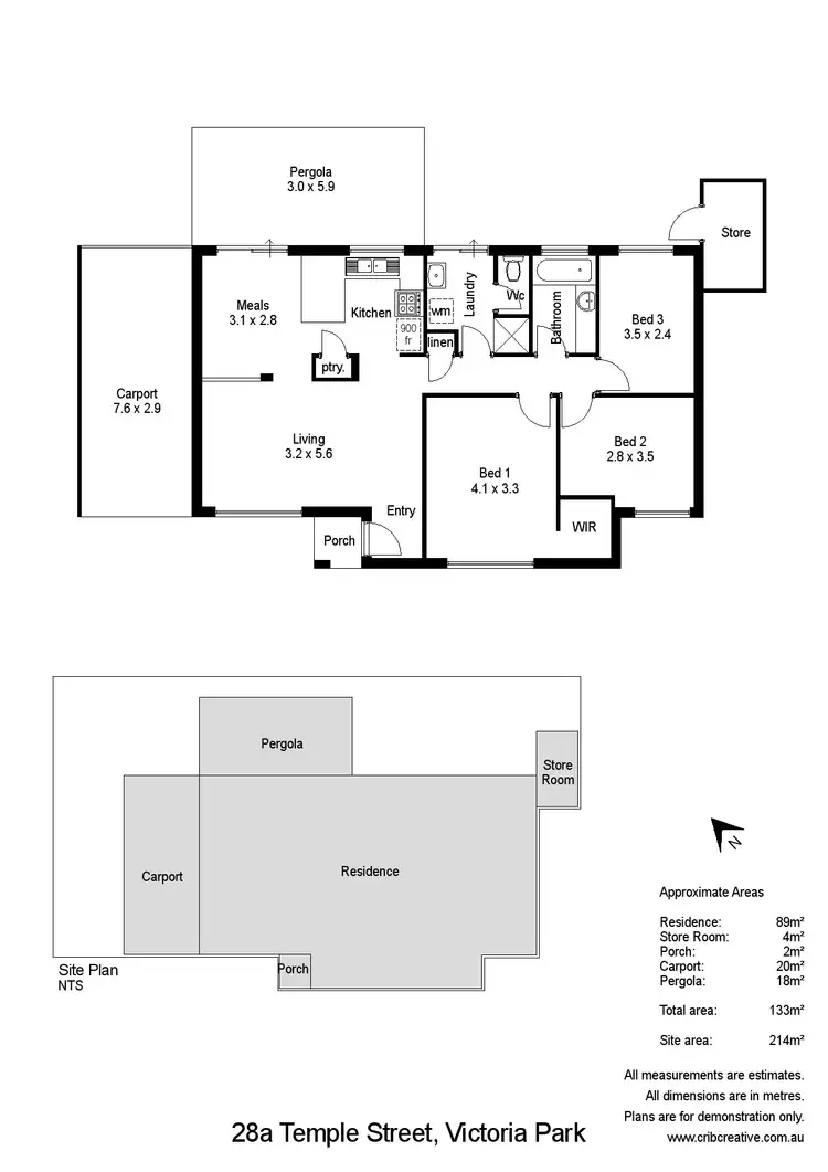 Floorplan of Homely other listing, 28A Temple Street, Victoria Park WA 6100