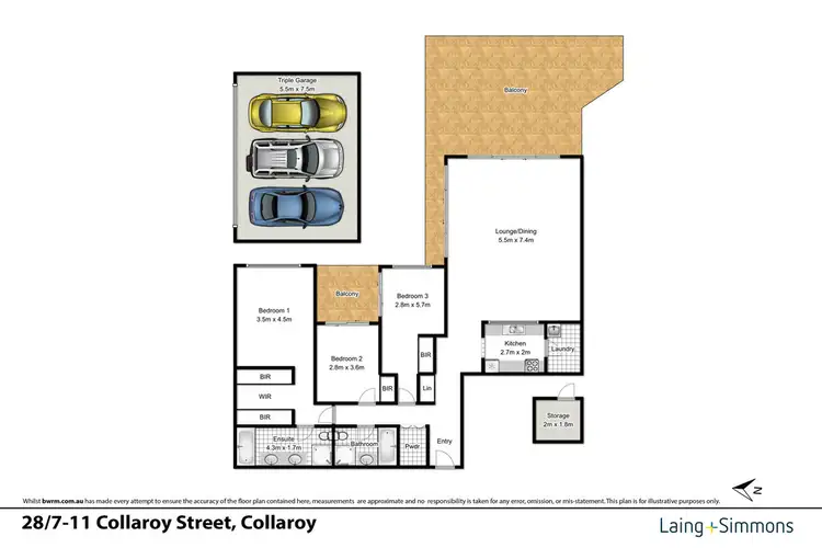 Floorplan of Homely apartment listing, 28/7-11 Collaroy Street, Collaroy NSW 2097