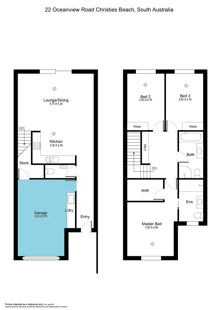 Floorplan of Homely house listing, 22 Oceanview Road, Christies Beach SA 5165