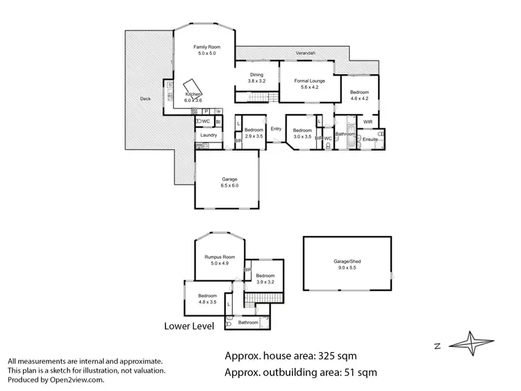 Floorplan of Homely house listing, 11 Hillview Drive, Margate TAS 7054