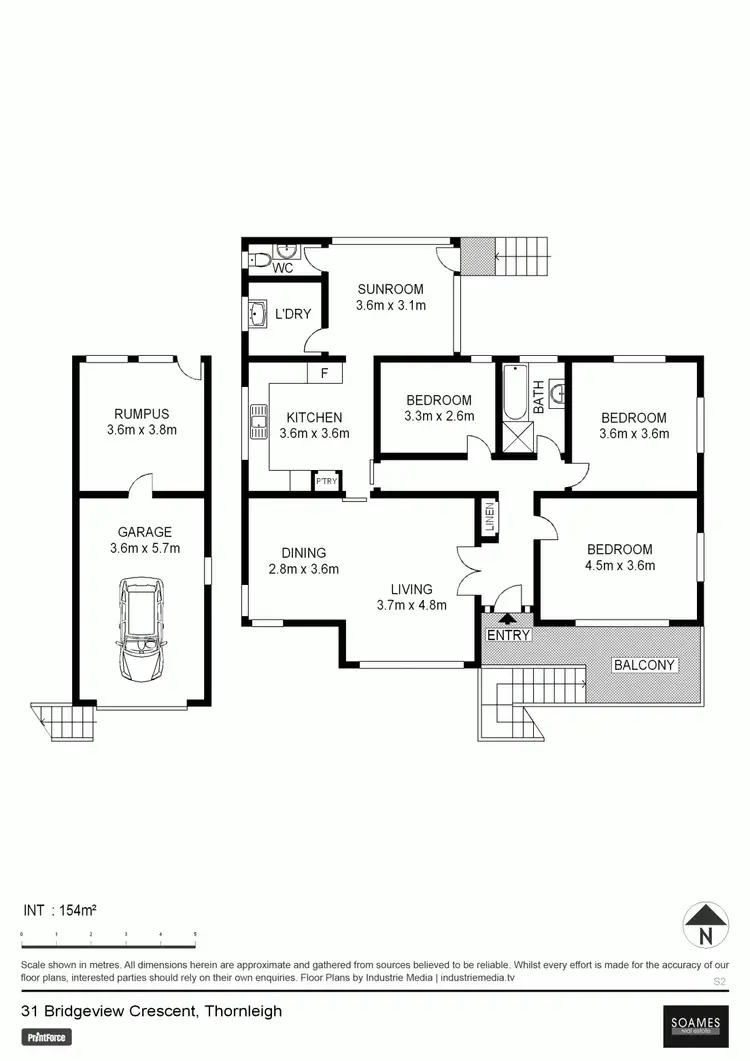 Floorplan of Homely house listing, 31 Bridgeview Crescent, Thornleigh NSW 2120