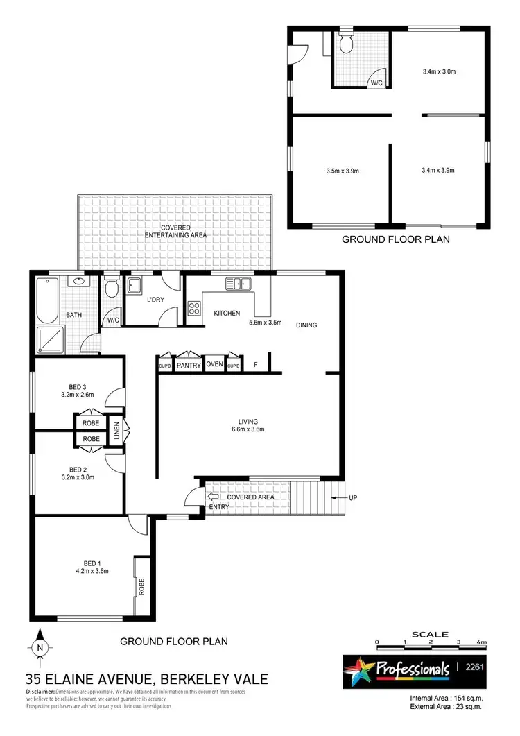 Floorplan of Homely house listing, 35 Elaine Avenue, Berkeley Vale NSW 2261