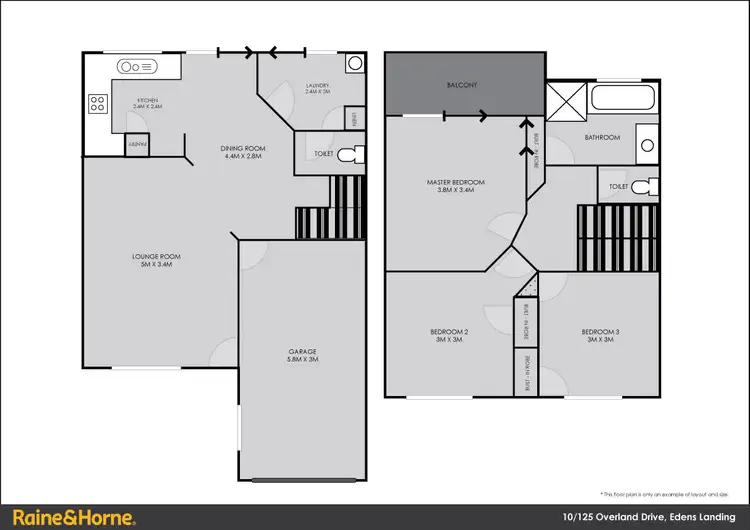 Floorplan of Homely townhouse listing, 10/125 Overland Dive, Edens Landing QLD 4207