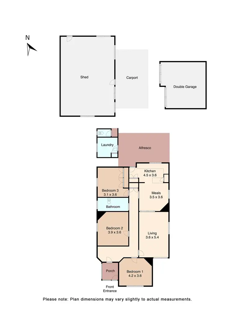 Floorplan of Homely house listing, 11 Blair Street, Golden Point VIC 3350