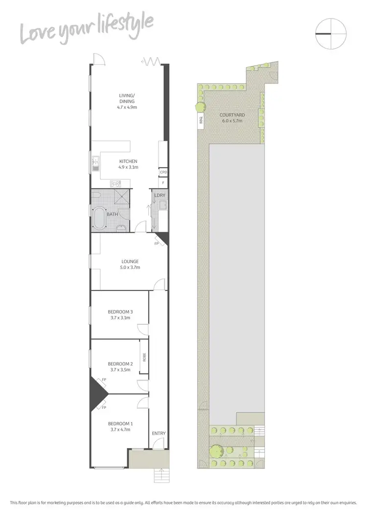 Floorplan of Homely house listing, 284 Enmore Road, Marrickville NSW 2204