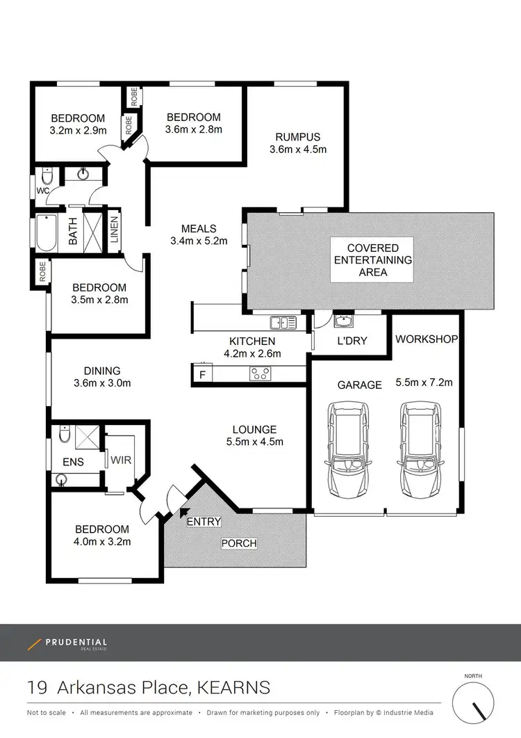 Floorplan of Homely house listing, 19 Arkansas Place, Kearns NSW 2558